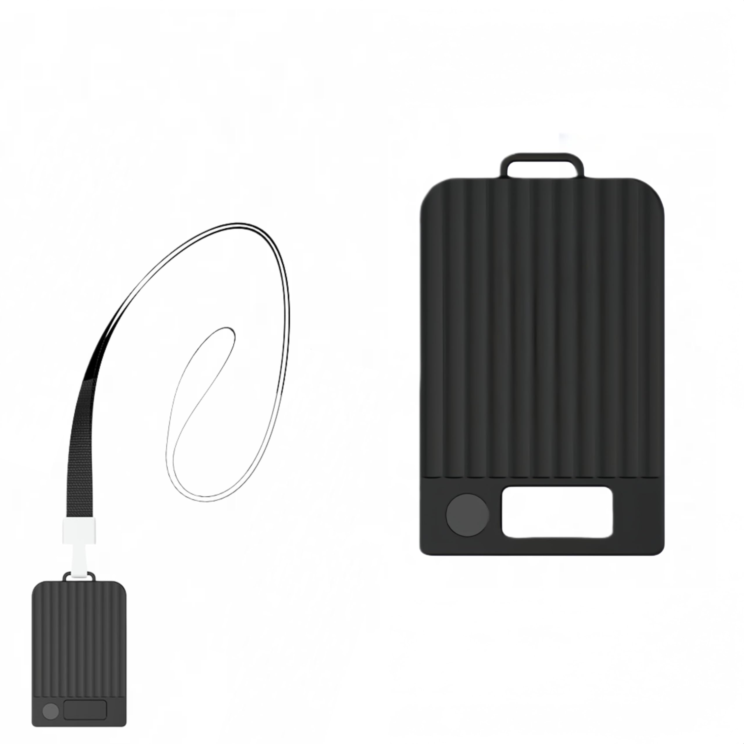 Étui de protection magnétique compatible Plaud Note Plaud Note Pro 2025, coque polycarbonate transparent étanche antichoc noir