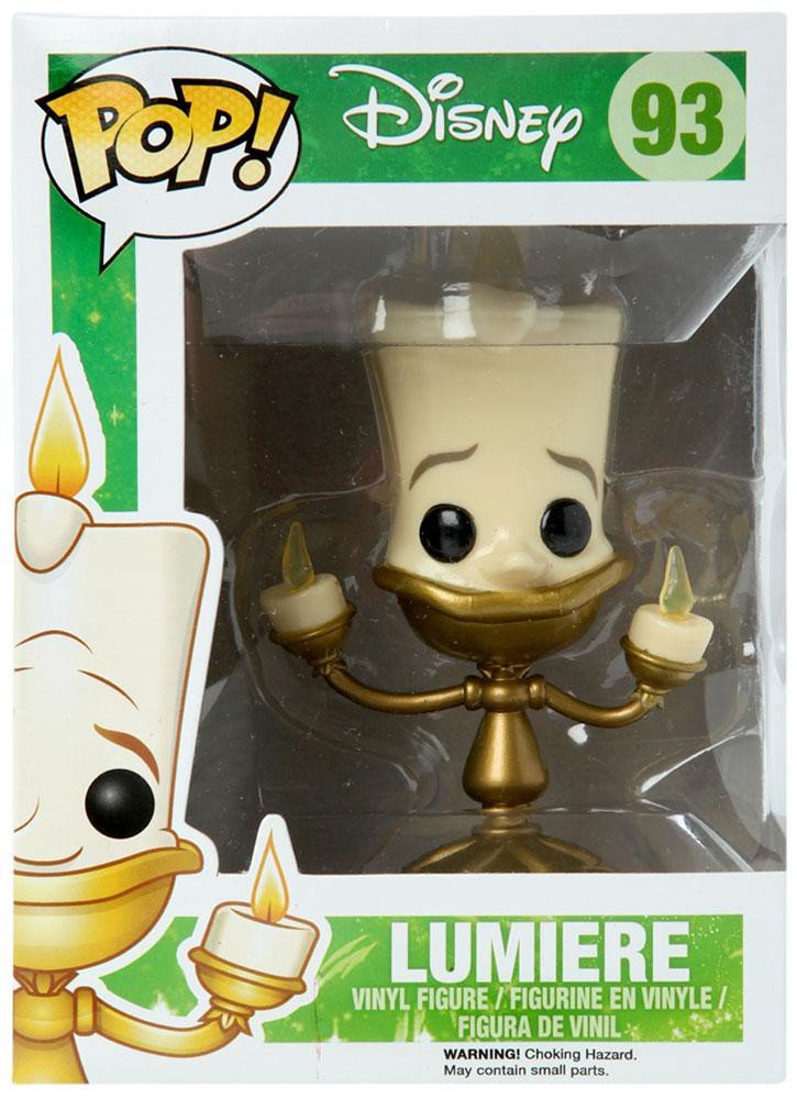 Disney Beauty and The Beast POP! Disney Vinyl Figure Lumiere [Glow in The Dark]