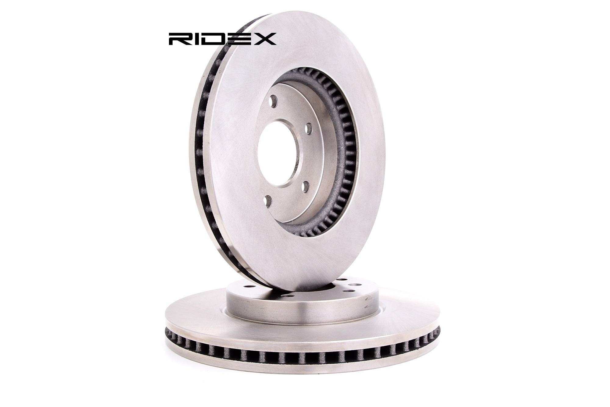 RIDEX 82B0407 2x Disco de freno Delantero sin tornillos Compatible con CHEVROLET CAPTIVA C100, C140
