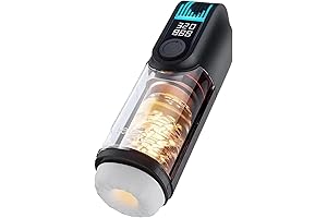 Mens Masturebstor Machine Heated Leten Pro Pocket Puzzy Thrust Tight Electric Masterburators...