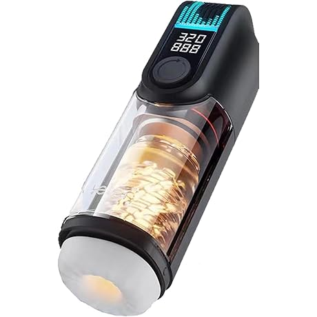 Mens Masturebstor Machine Heated Leten Pro Pocket Puzzy Thrust Tight Electric Masterburators...