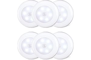 STAR-SPANGLED 6 Pack 2.8" Motion Sensor Puck Lights Indoor