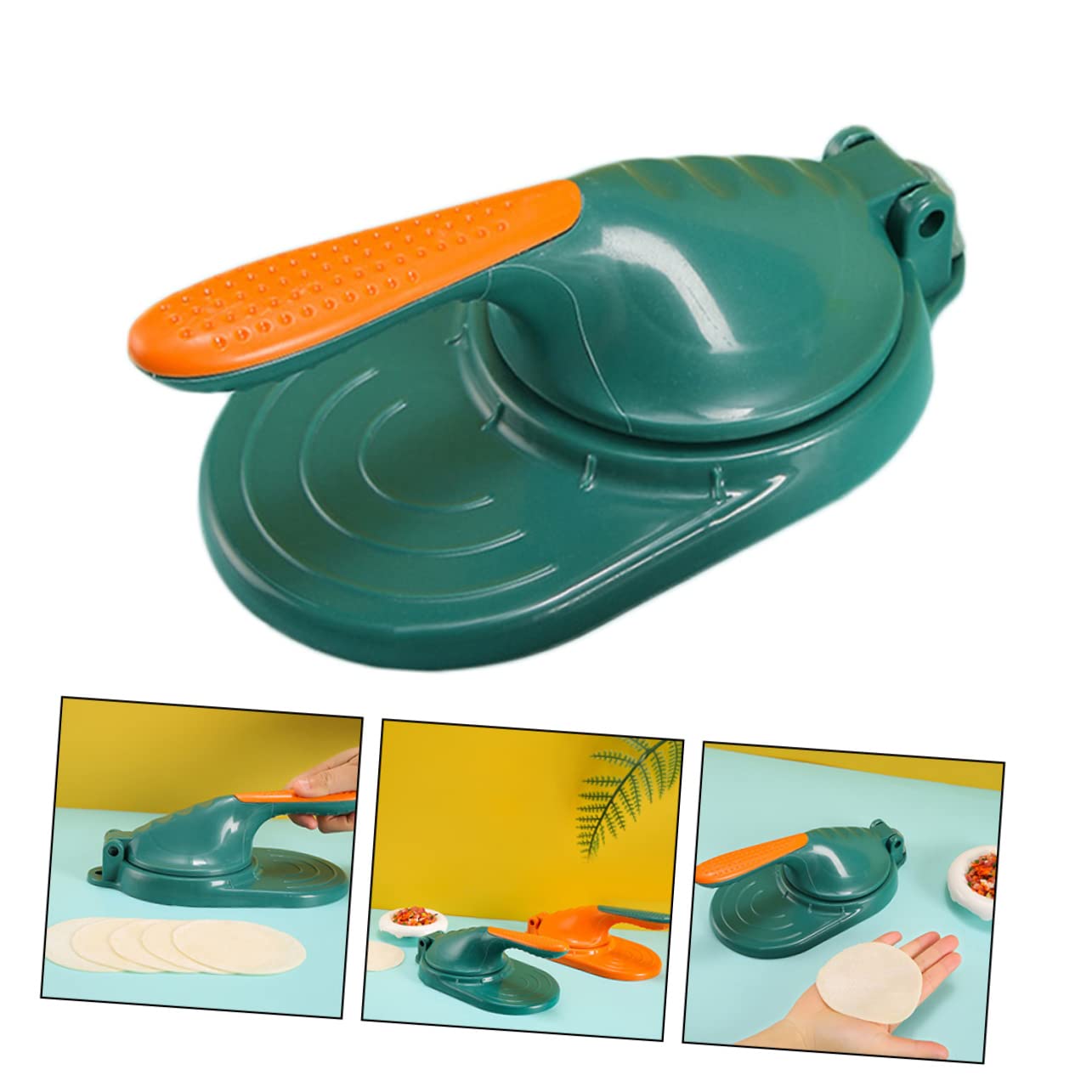 OHPHCALL Dough Wrapper Presser Flat Surface Made of Pp Material for Dumpling Ravioli and Other Wrapping Needs