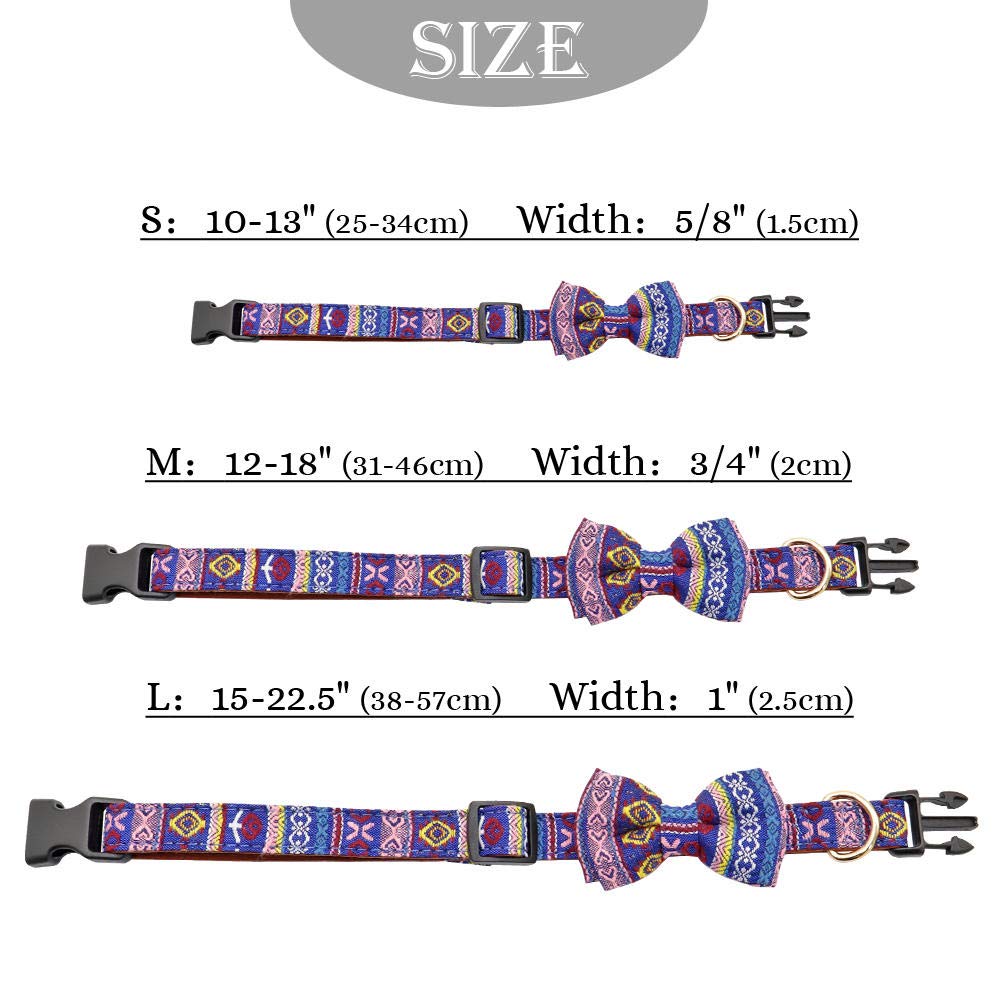 Becellen Kersthalsband voor katten, halsbanden met vlinderdas, geruit kostuum, hondenhalsband, afneembare strik, rood, verstelbare halsband, cadeau voor honden en katten