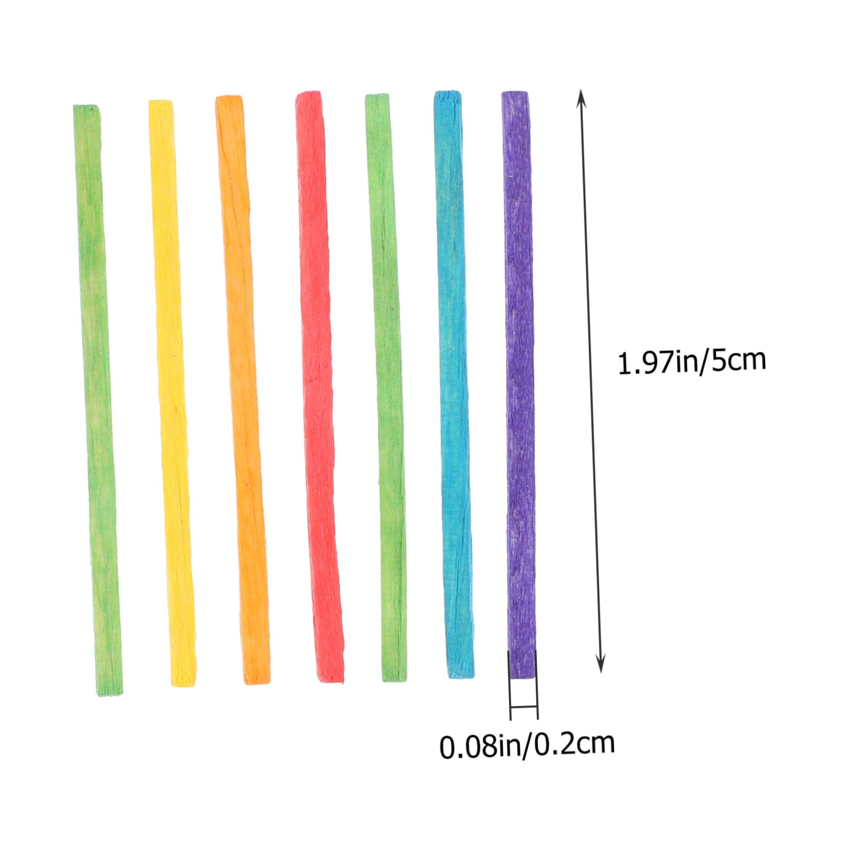 BEBEMOKO Craft Sticks Pack DIY Handicraft Supplies for and Material for Classroom Projects Activities