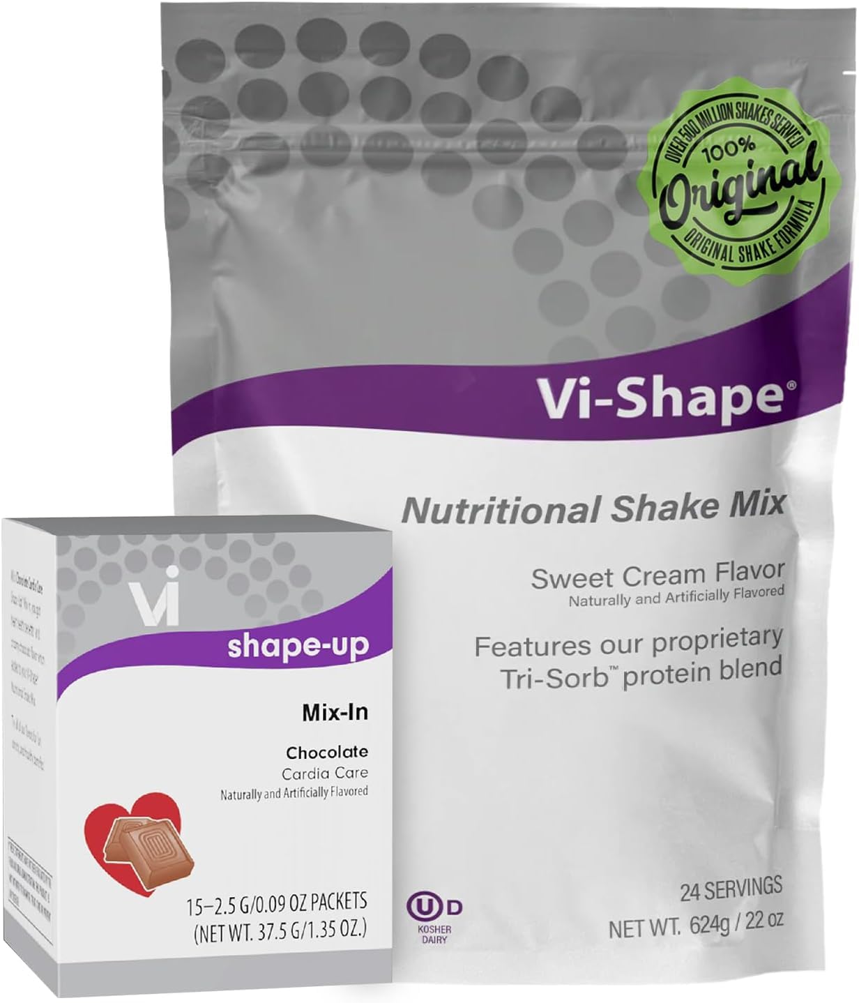 Sponsored Ad - Chocolate Cardia + Vi-Shape - 1 Shake Pouch (24 Servings) + 1 Box Chocolate Mix-In (15 Servings) Delicious Chocolate Goodness, Formerly Known as Visalus