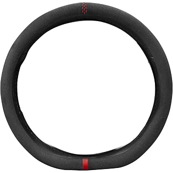 ZATOOTO Car Steering Wheel Cover 37-38 cm Steering Wheel Protector D Shape