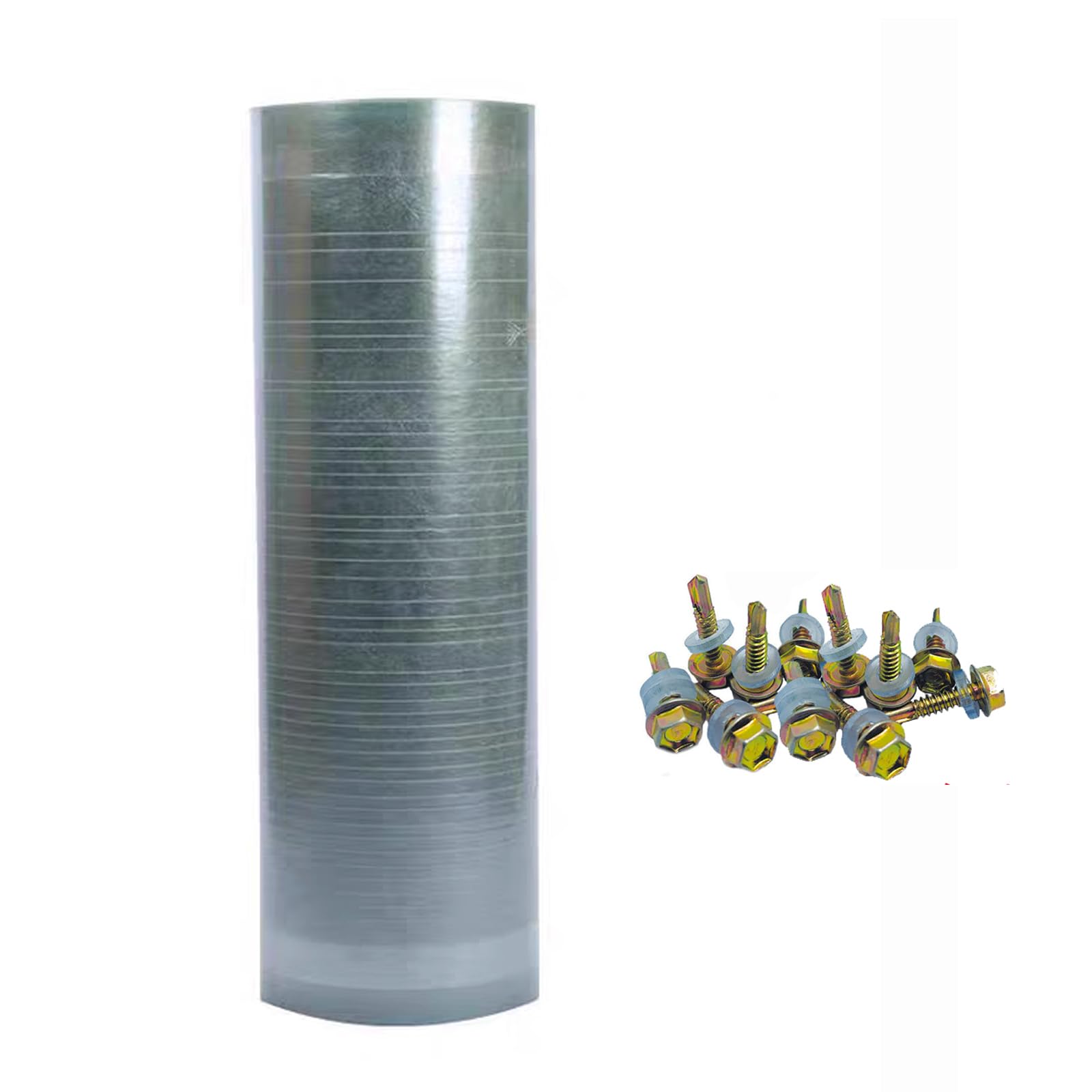 Panel de techo de policarbonato resistente a los rayos UV, repuesto impermeable para invernadero, cochera, toldo, fácil de cortar y personalizar, duradero (0,7 x 20 m)