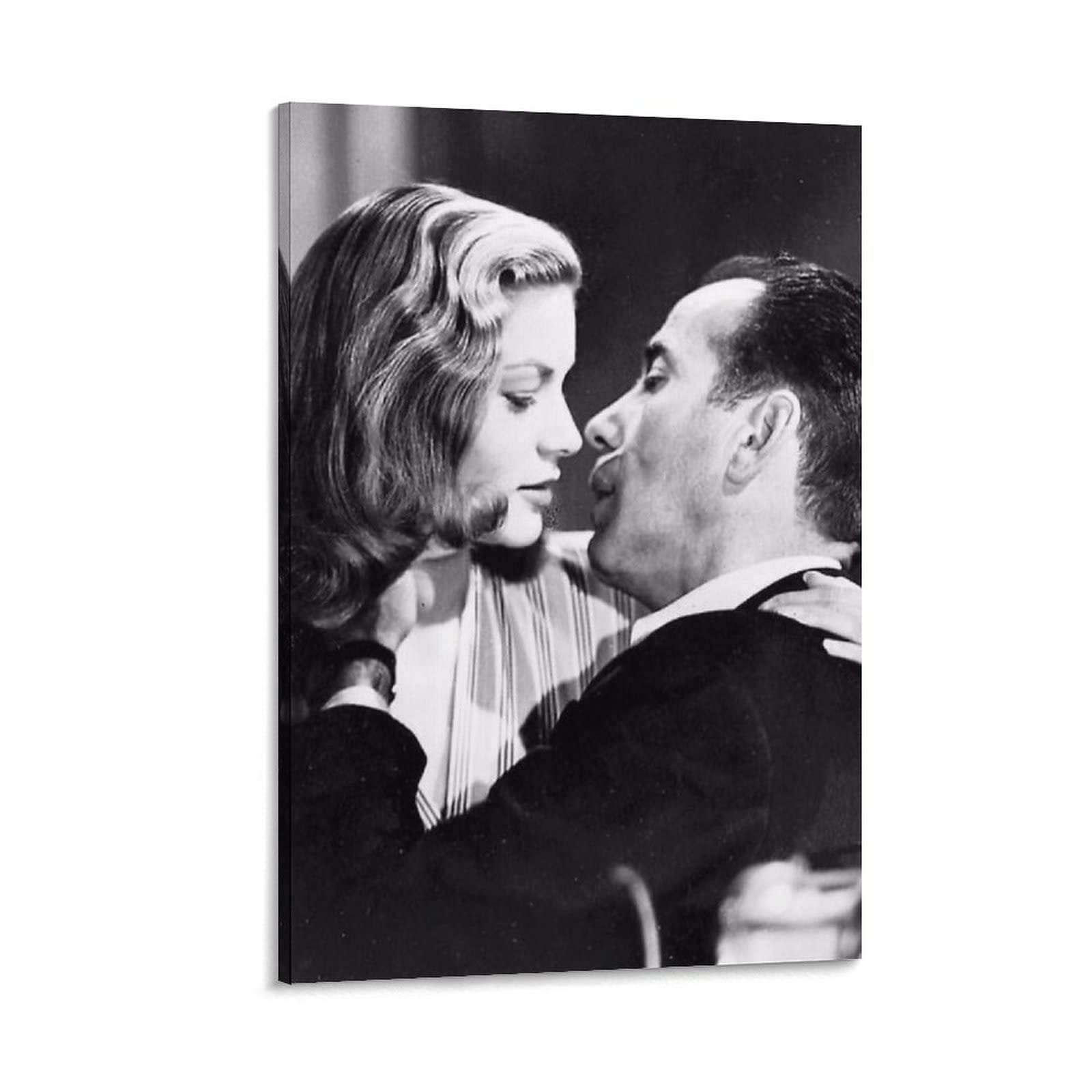 Lauren Bacall And Humphrey Bogart Kiss
