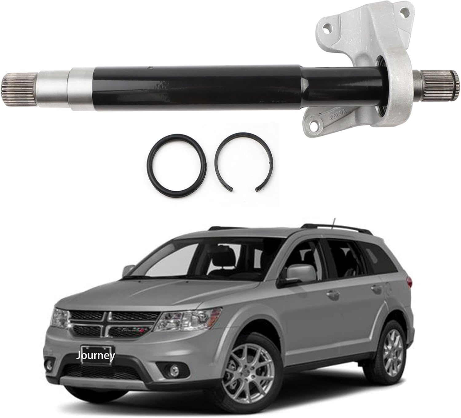 MUCO CV Intermediate Shaft 52123578AA CH-3519 Front Right Compatible with Dodge Journey 2.4L 4 Cyl 2009-2019 Axle Half Shaft Assembly