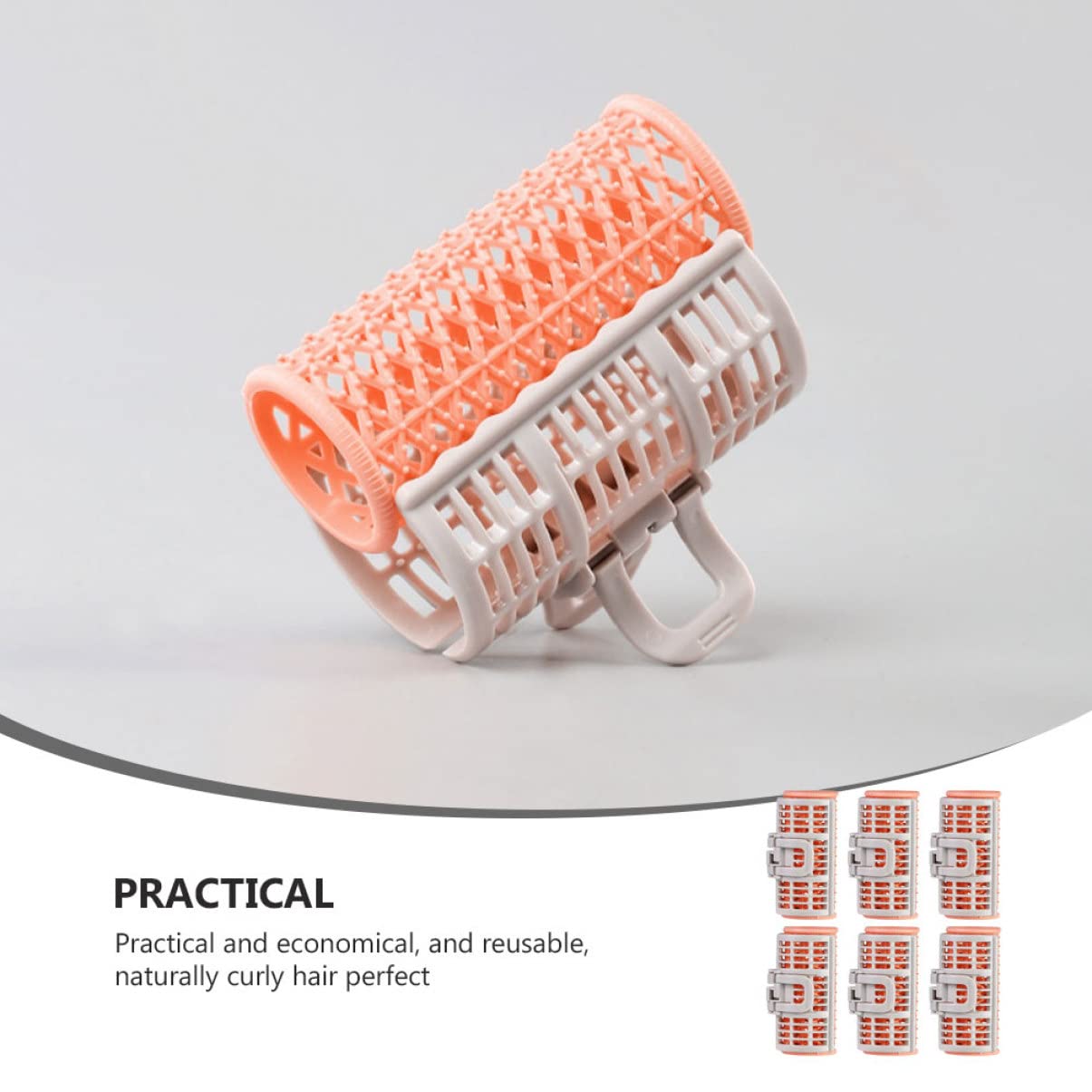 Mikinona 18pezzi Rollers Flessibili Per Styling Senza Calore Strumenti Per Acconciature Con Clip Per Ricci e Frangetta Per Parrucchieri e Uso Personale