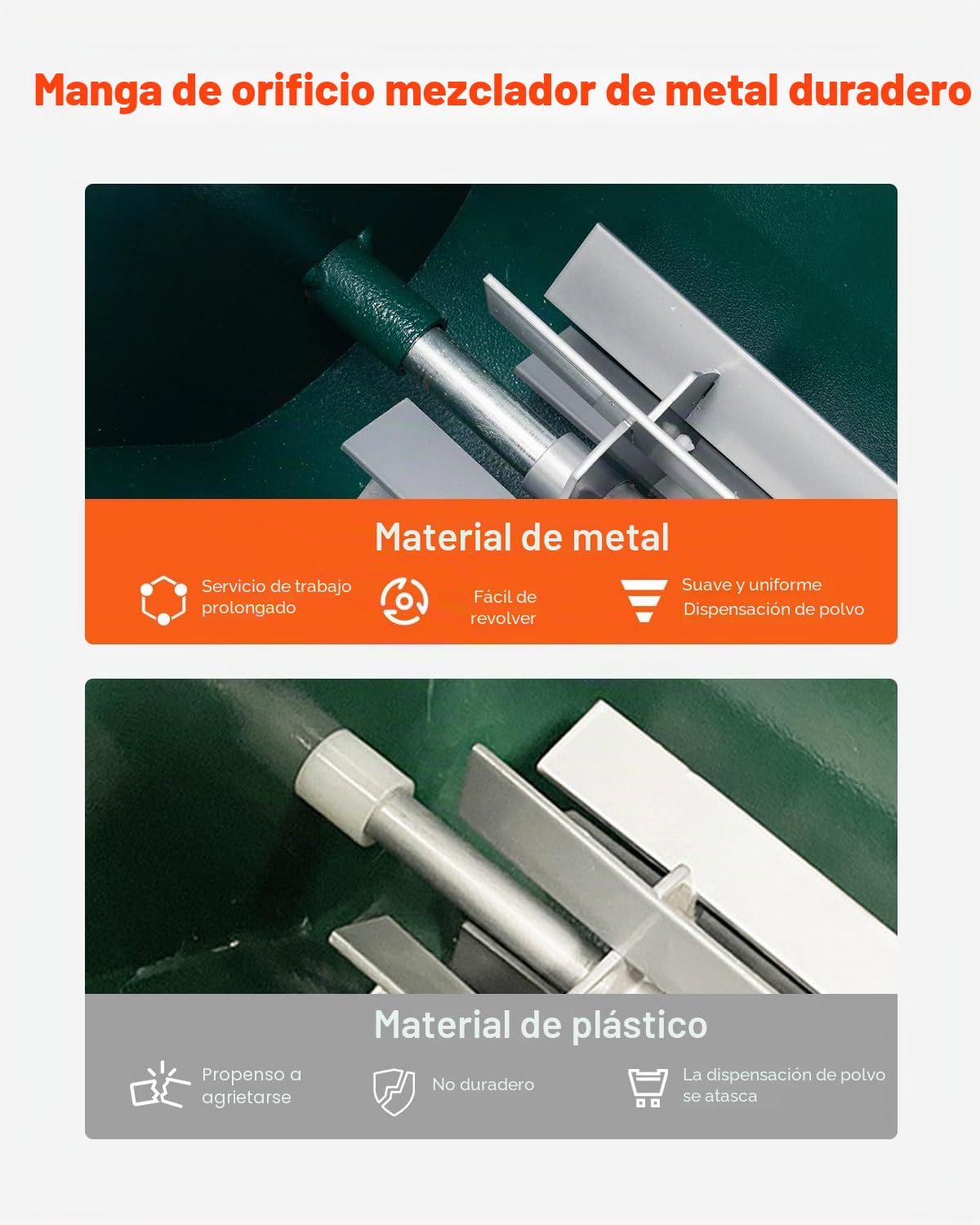 VEVOR Marcador de Línea Seca con 4 Ruedas, Ancho de Raya 50/100 mm, Marcador de Línea Ajustable con Mango de Ajuste de Goma, Capacidad de Polvo Seco de 22,7 kg para Campo de Béisbol y Sóftbol, Verde