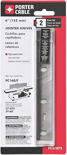 PORTER-CABLE PC37072 - Cuchillas de unión para PC160JT