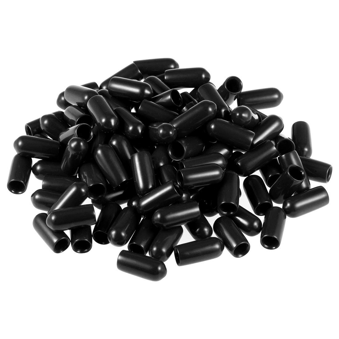 Produktbild von Schwarze M5 Schraubkappen – Gewindeabdeckungen Aus Vinyl, Sicher & Dekorativ