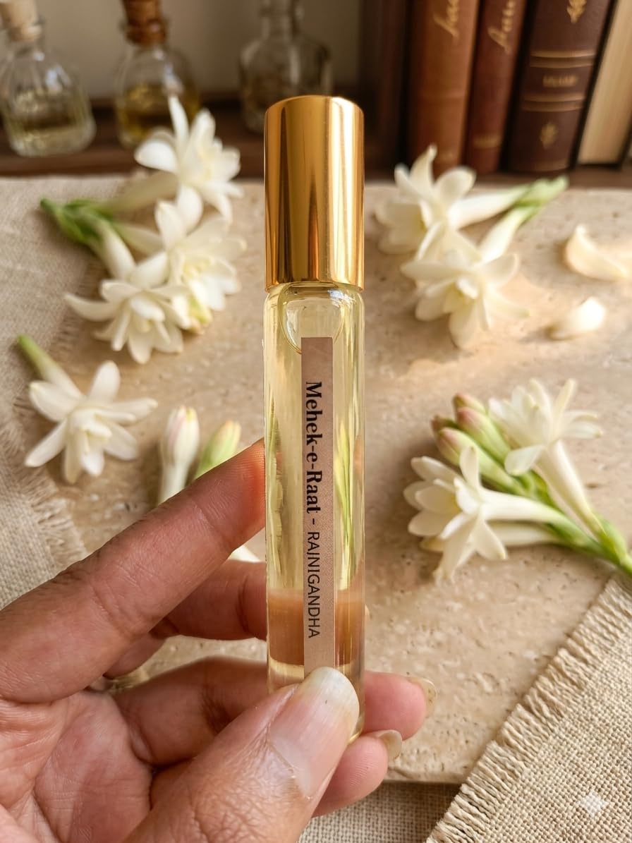 Itran Rajnigandha 10ml Attar | Concentrated Pure Tuberose Perfume Oil | Roll-On, Alcohol Free Luxury Fragrance-picture-30