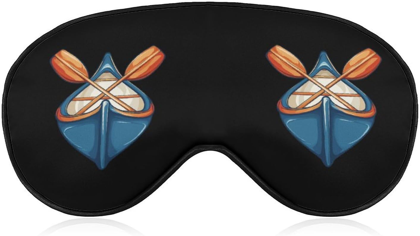 Paddling Canoe Rower Canoer Rowing Paddler Sleep Mask Lightweight Blindfold Eye Mask for Men Women