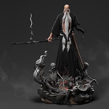 Amazon | BLEACH 山本 元柳斎 火の太刀 16スケール 塗装済み完成