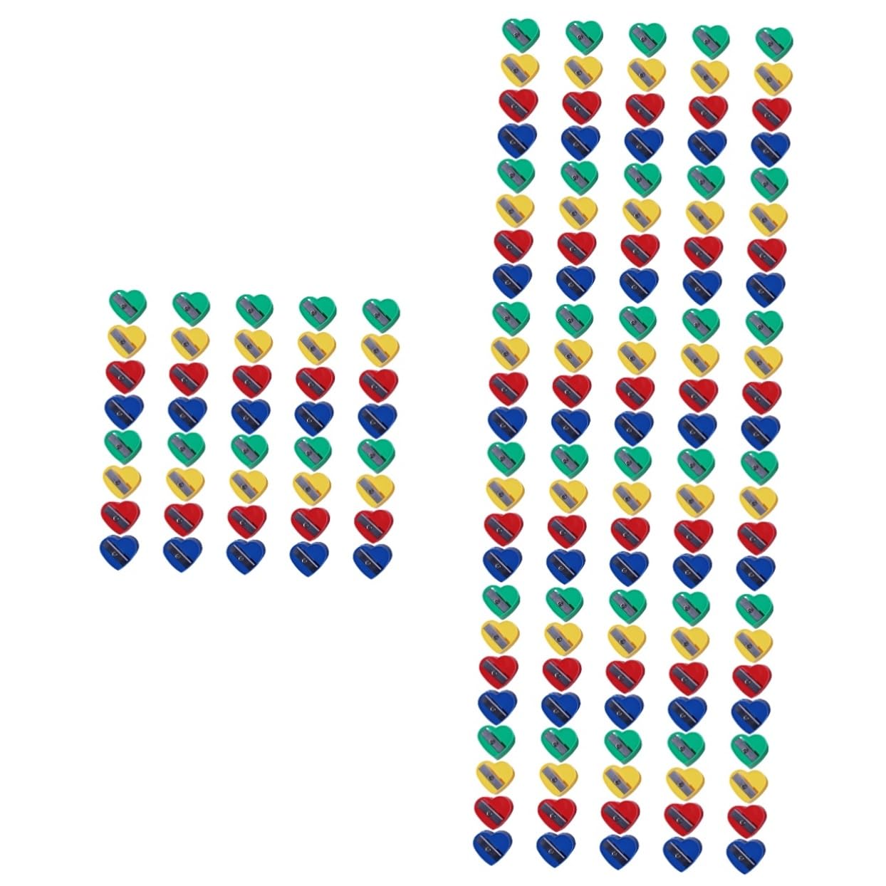 HOMSFOU 4 Set Temperamatite Manuale Design Carino Per Facile Trasportare E Riporre Adatto Per Scuola E Ufficio 40 Pezzi * 4