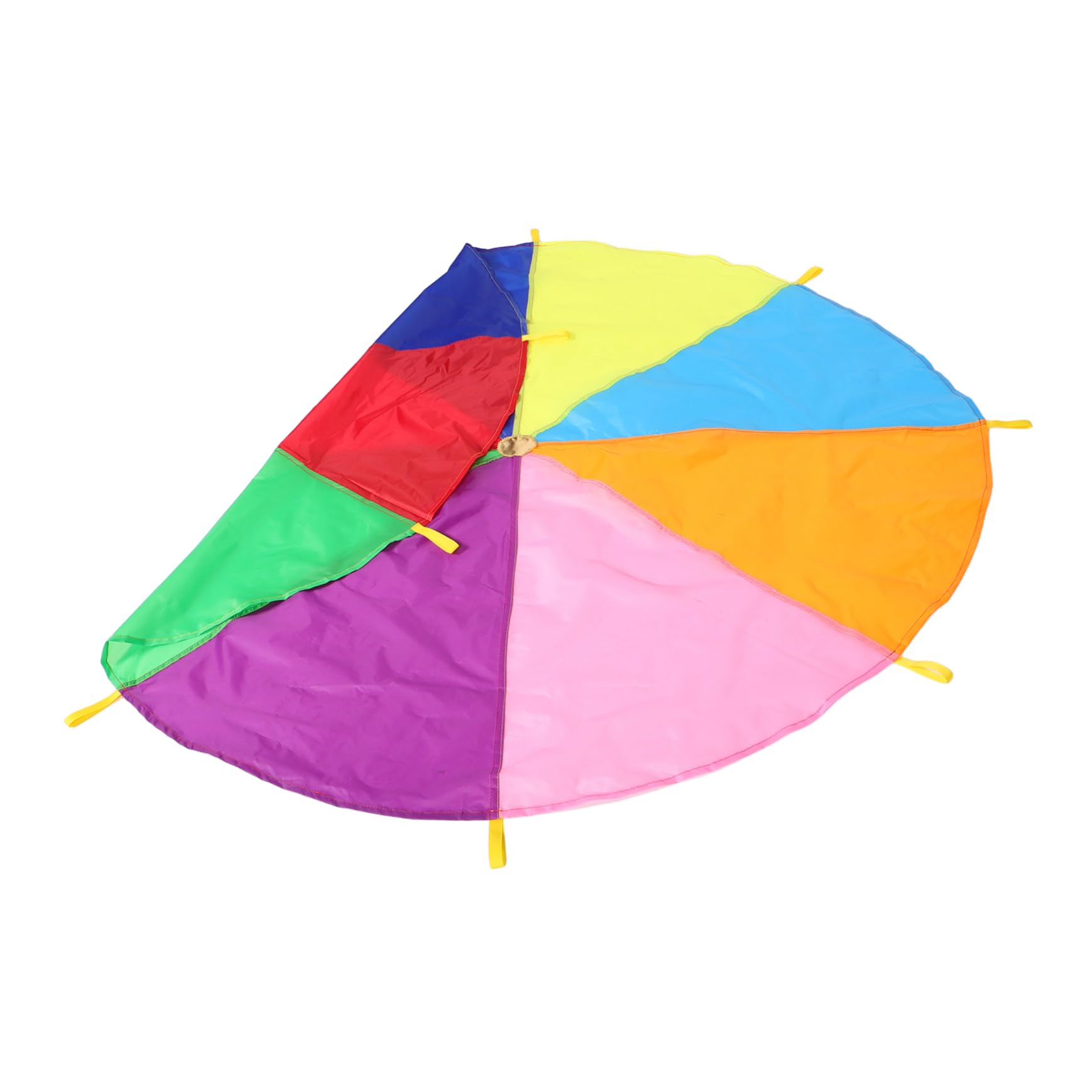 BESPORTBLE Rainbow Parachute for Teamwork Exercise Tool with Handles for Outdoor Games Fitness Training and Group Activities Fosters Coordination and Team Spirit