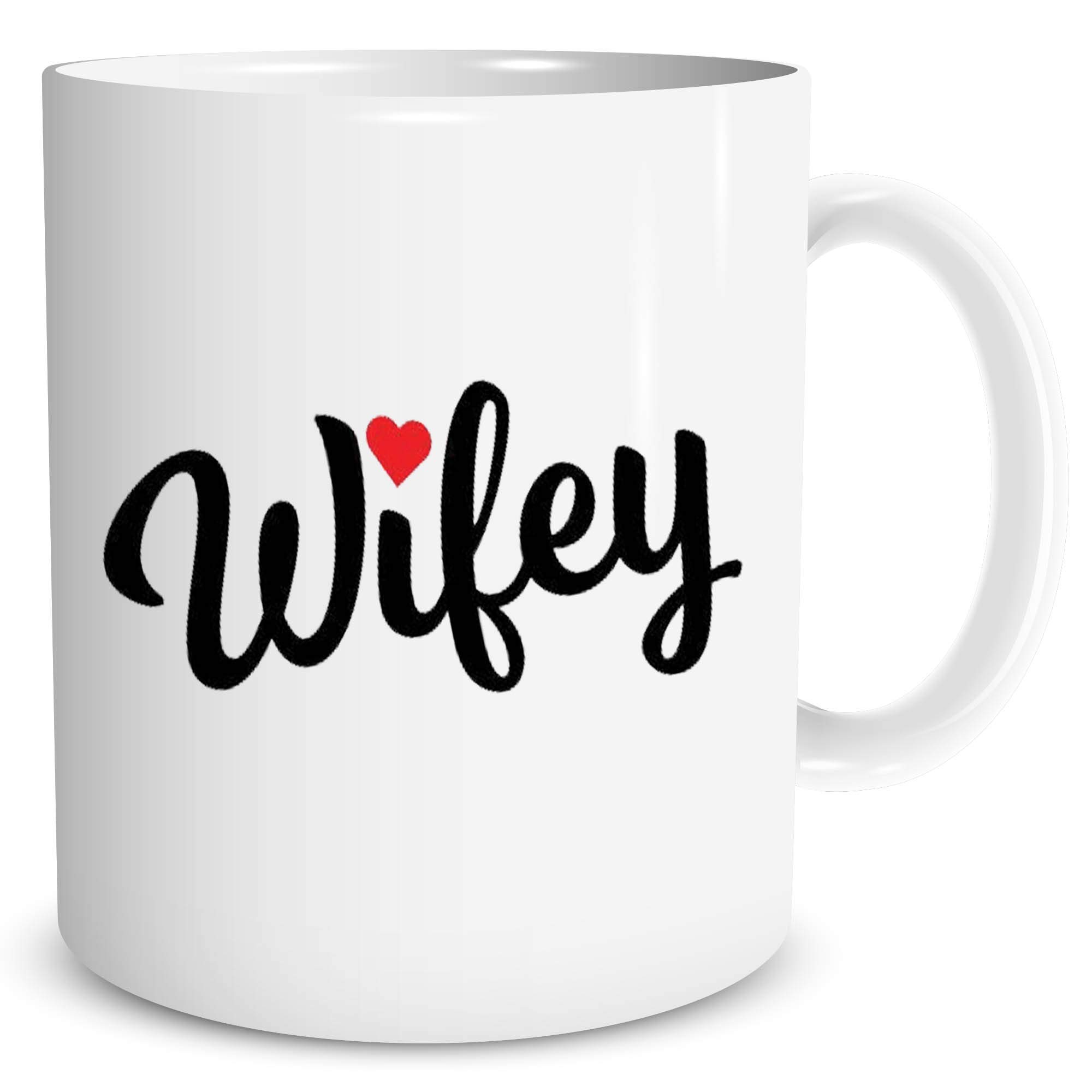 Peachy Antics White Wifey Mug Wife Mug Funny Novelty Gifts For Her Present Wedding Gift Bride Gift Wedding Present Ideas Gift For Wife Birthday Wsdmug860