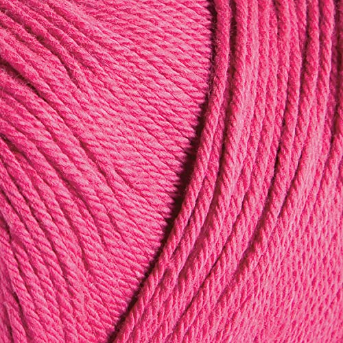 Image of Knit Picks Dishie Worsted Weight 100% Cotton Yarn Pink - 100 g (Begonia)