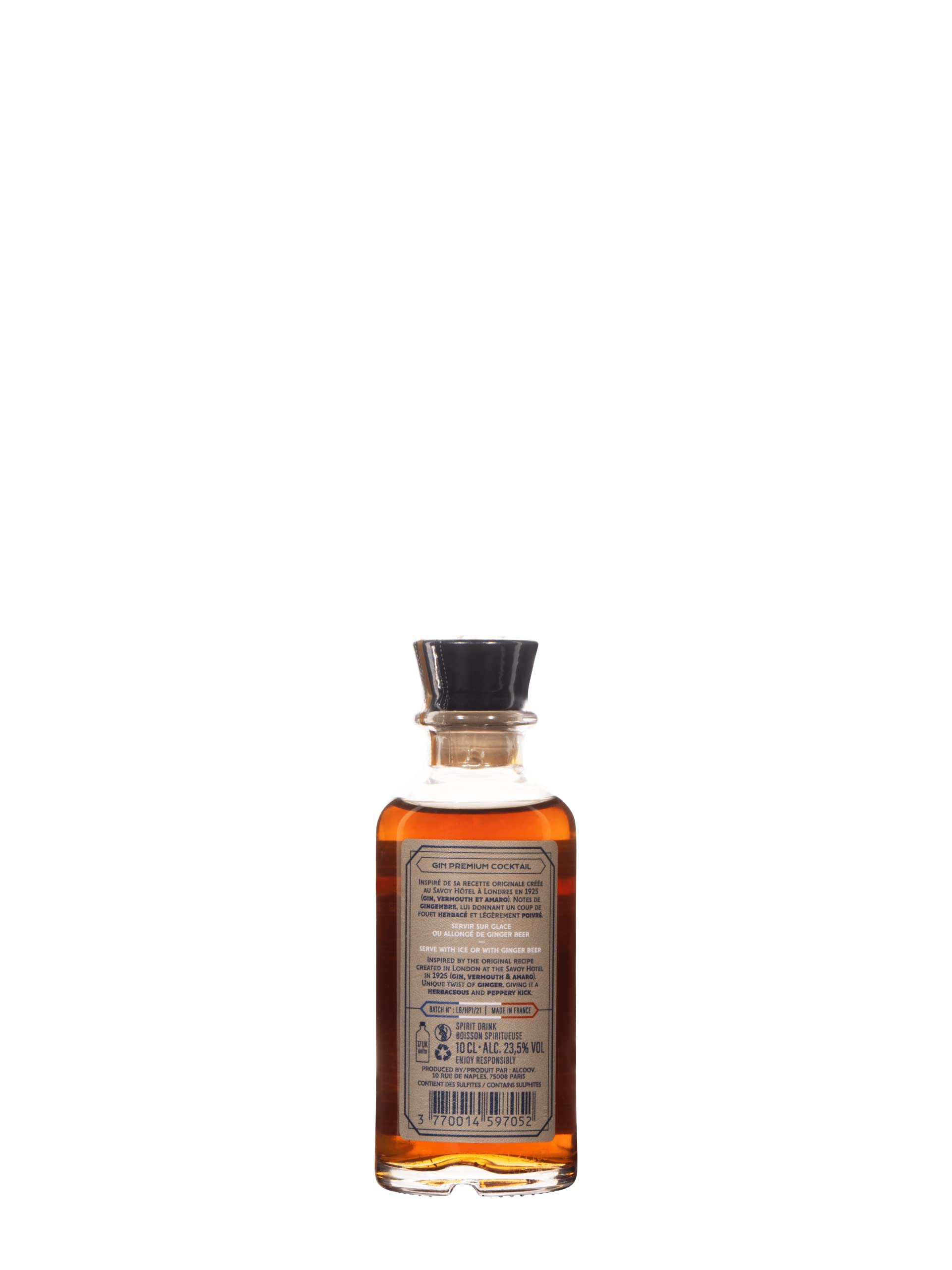 LE BARTELEUR - Coffret 4 x 10cl - Cocktail prémixé - Hanky Panky/Negroni/Mai Tai/Manhattan - Origine : France - 25,9% Alcool moyen - Prêt à boire - 4 x 10 cl