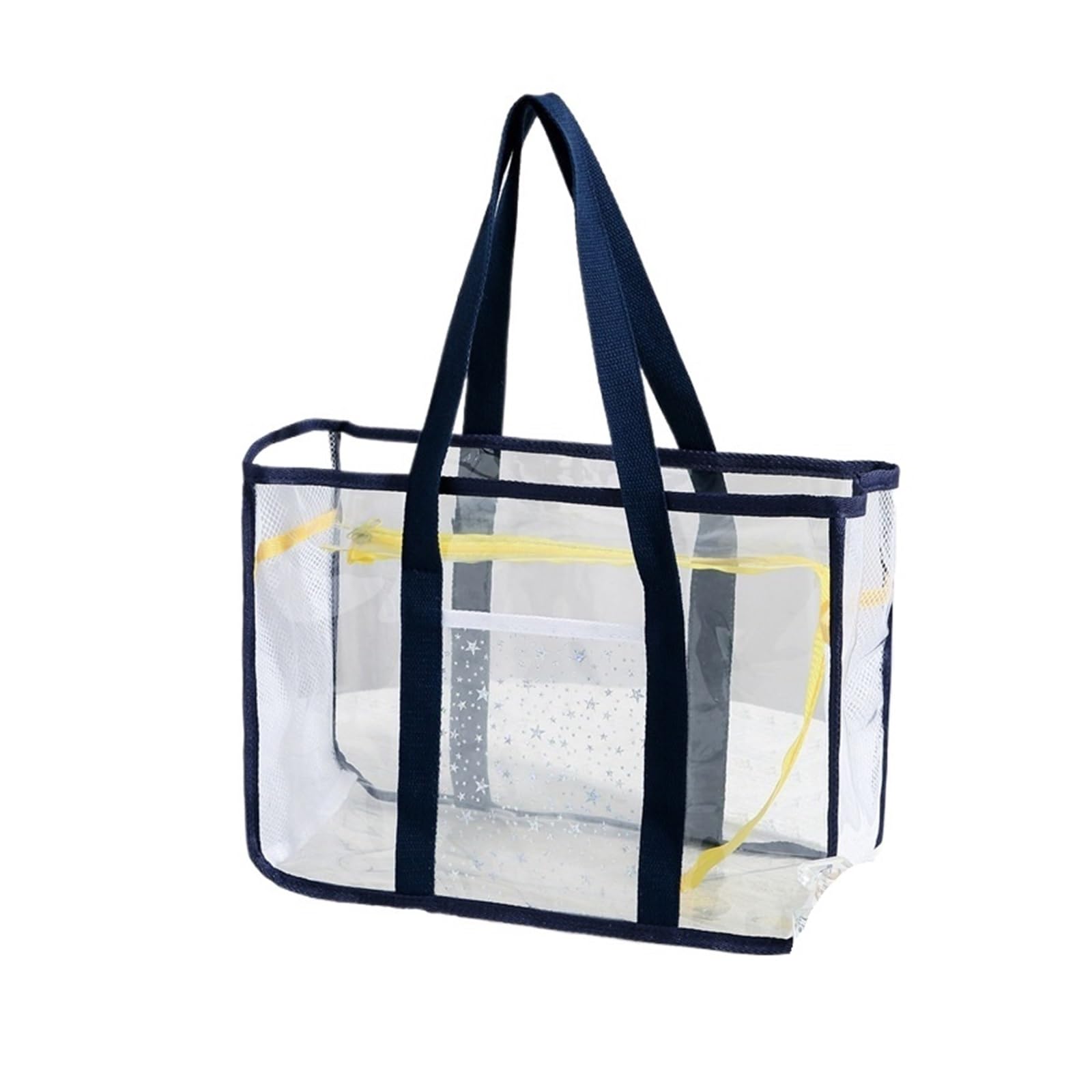 Générique Panier de plage d'été for femmes, fourre-tout pique-nique, trous, sac à main étanche, pochette Shopping, épaule