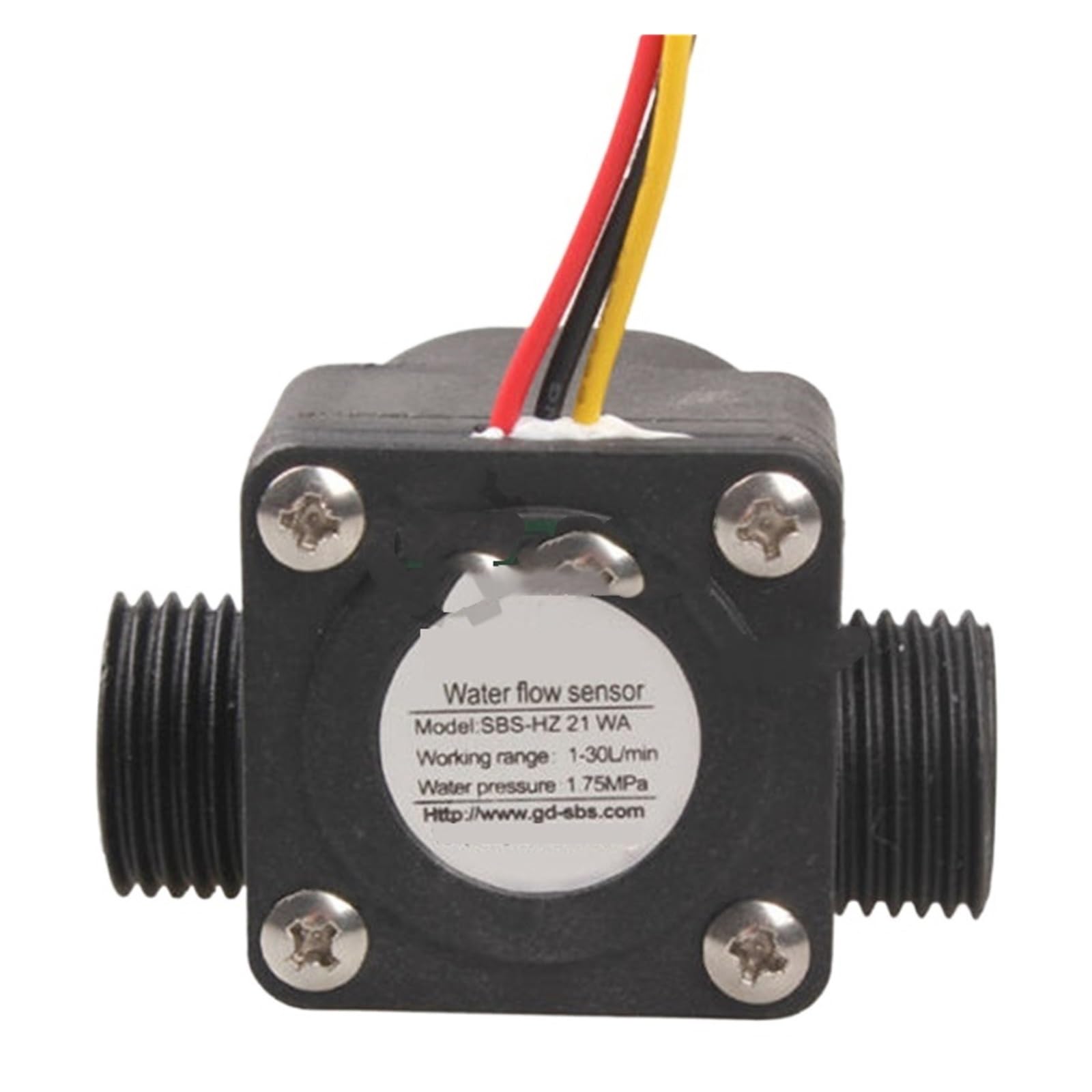 Flow Sensor Meter Digital Pipeline Water Flow 1-30L 4 Point Portable Water Flow Sensor Flowmeter Switch Counter Machine Flow Meter