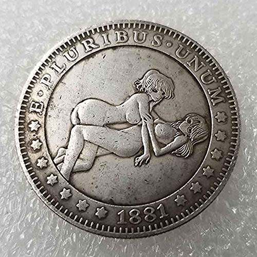 GooKit Morgan US Coins Dollars Old Coin Collecting Hobo Nickel Coin Handmade Original Crafts Hobby Collection