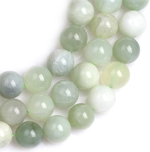 Vista 5 de JOE FOREMAN Hua Show - Cuentas redondas sueltas de jade semipreciosas para hacer joyas, suministros de manualidades hechos a mano, 15 pulgadas