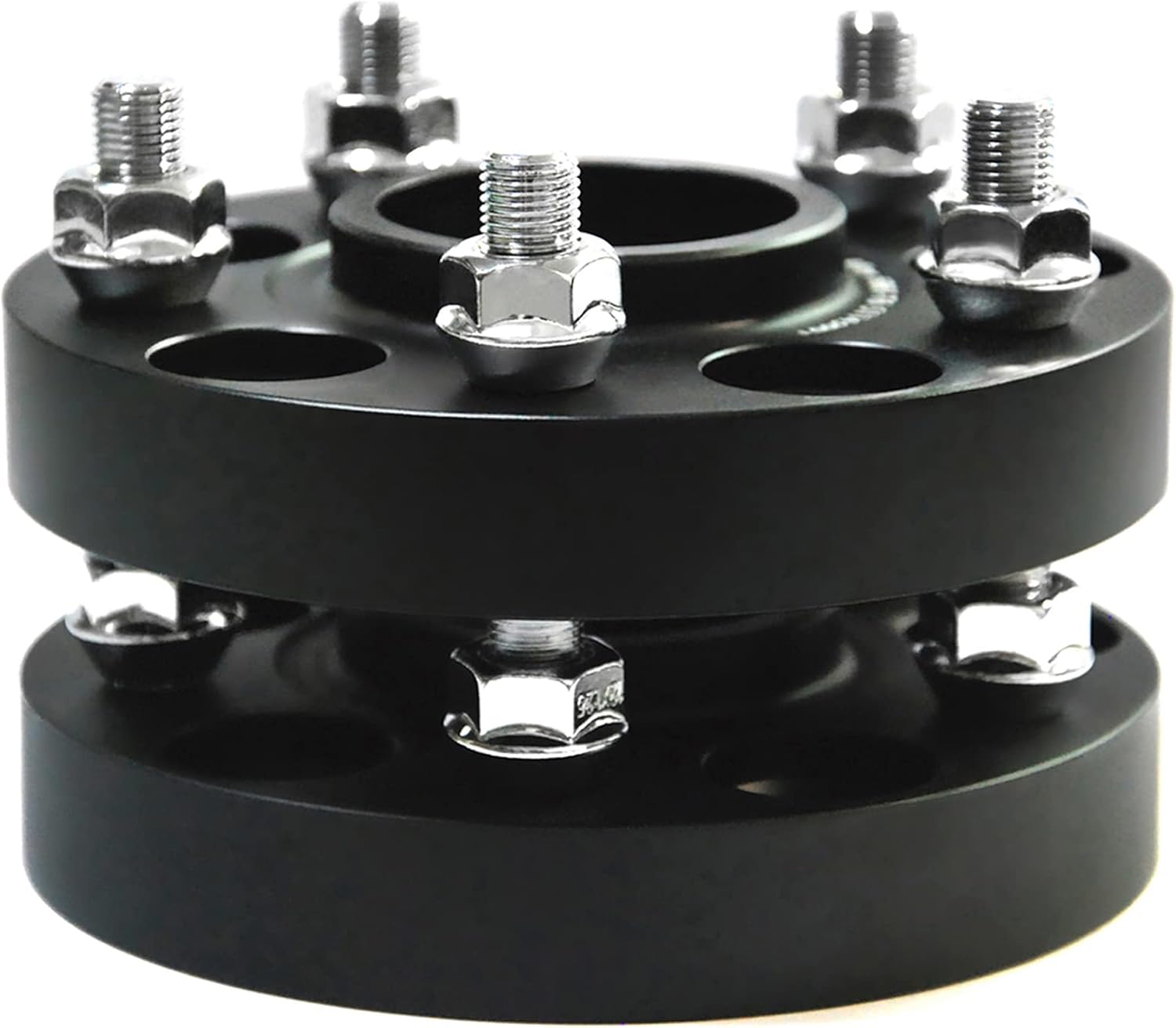 JTP Compatible for 2pcs 25mm Hot Forging Aircraft Aluminum Wheel Spacers 5x120 Honda Civic Type R,FK2/FK2 (2015-2022),Bore:64.1 (NOTICE: Need to Modify and Grind OEM Stud Shorter to Install the Wheel)