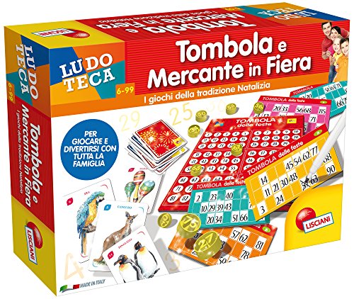 Preisvergleich Produktbild Lisciani Spiele 57016 Ludothek Tombola & Mercante in Fiera