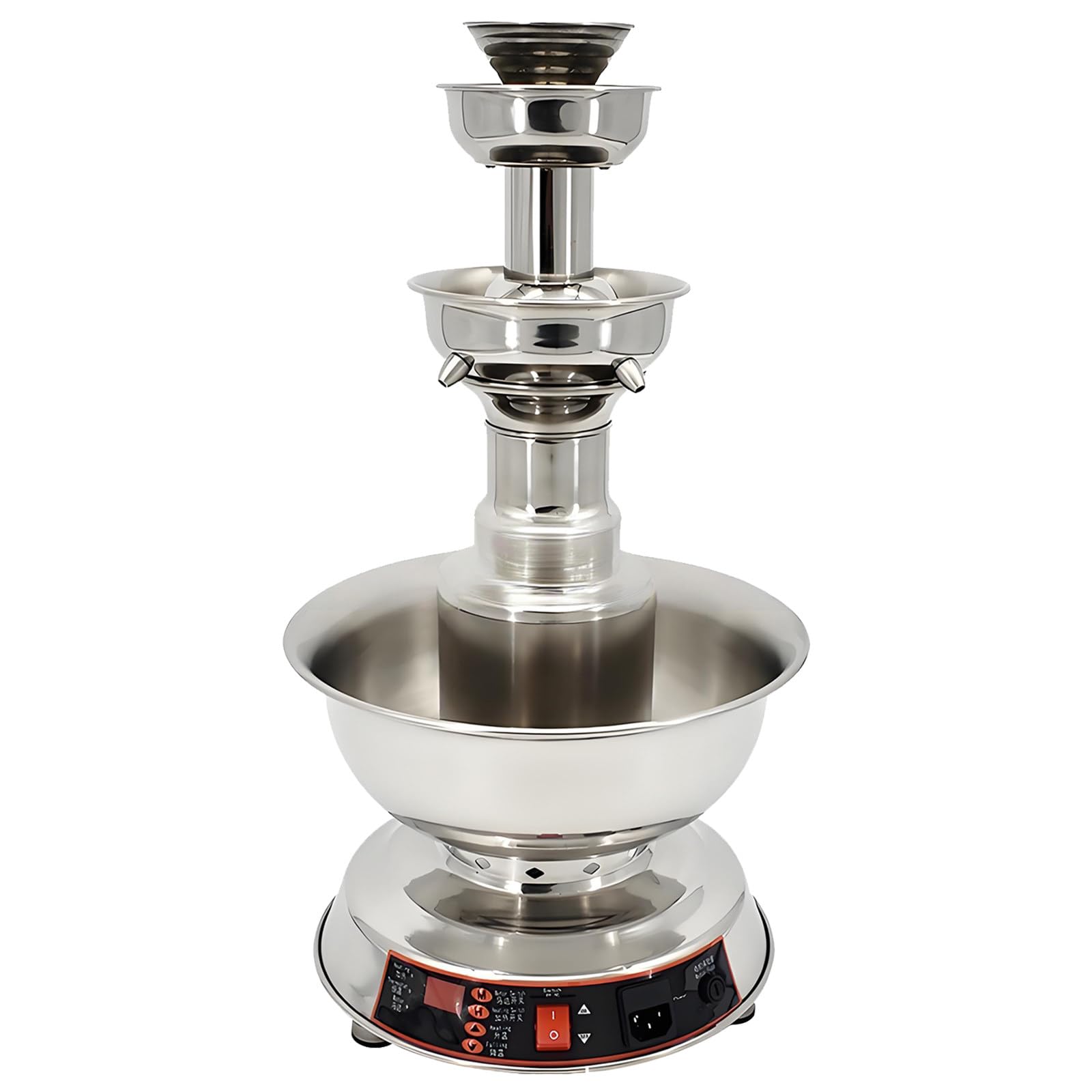 Fuente De Fiesta De 3 Niveles, Máquina De Fuente De Vino De 120 W, Ajuste de Temperatura de 0-100°, para Bebidas de Vino, Ideal para Bares y Bodas
