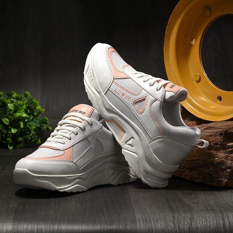 Doctor Walk Shoes for Women | Soft Comfortable | Breathable | Fashionable | Stylish | Trendy | Super Soft | Lightweight | Anti-Slip Sole | Indoor & Outdoor | (A-15) (Black) 4 61OI+AscblL