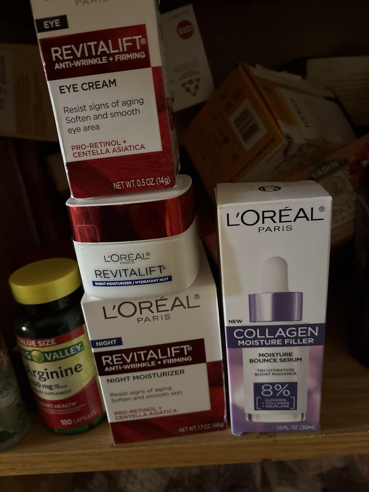 Loreal L'Oreal Paris Skincare Revitalift Anti-Wrinkle and Firming Eye Cream with Pro Retinol, Treatment to Reduce Dark Circles, Fragrance Free, 0.5 oz