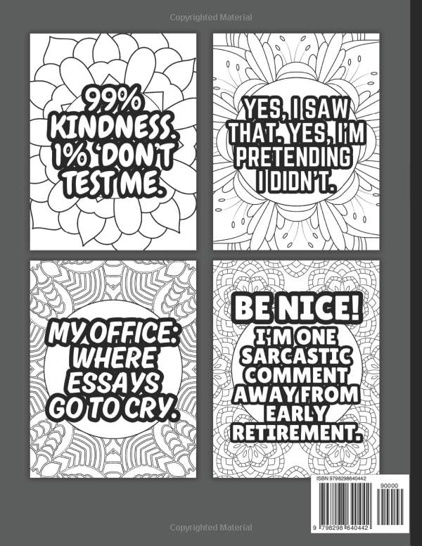 Professors Life & Laughs: Funny Gift Coloring Book for University Professors: Hilarious Stress-Relief Coloring Book with Relatable Academic Humor, Perfect for College Teachers and Faculty Appreciation - Image 2
