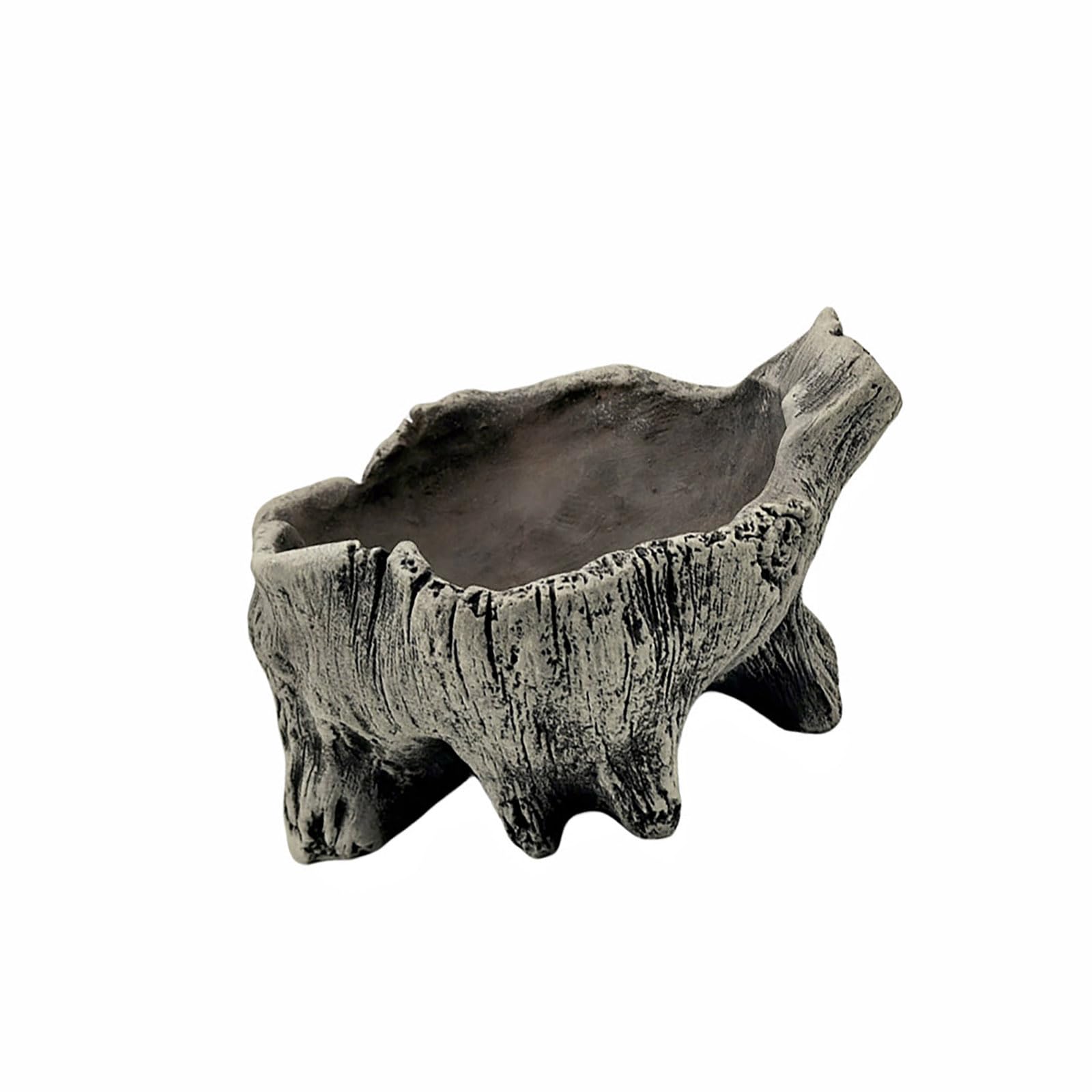 Limtula Artificial Driftwood Succulents Planter Rustics Cactus Flower Pots for Small Plant Flower Arrange Tree Stumps Sculpture Decorative Plant Pots