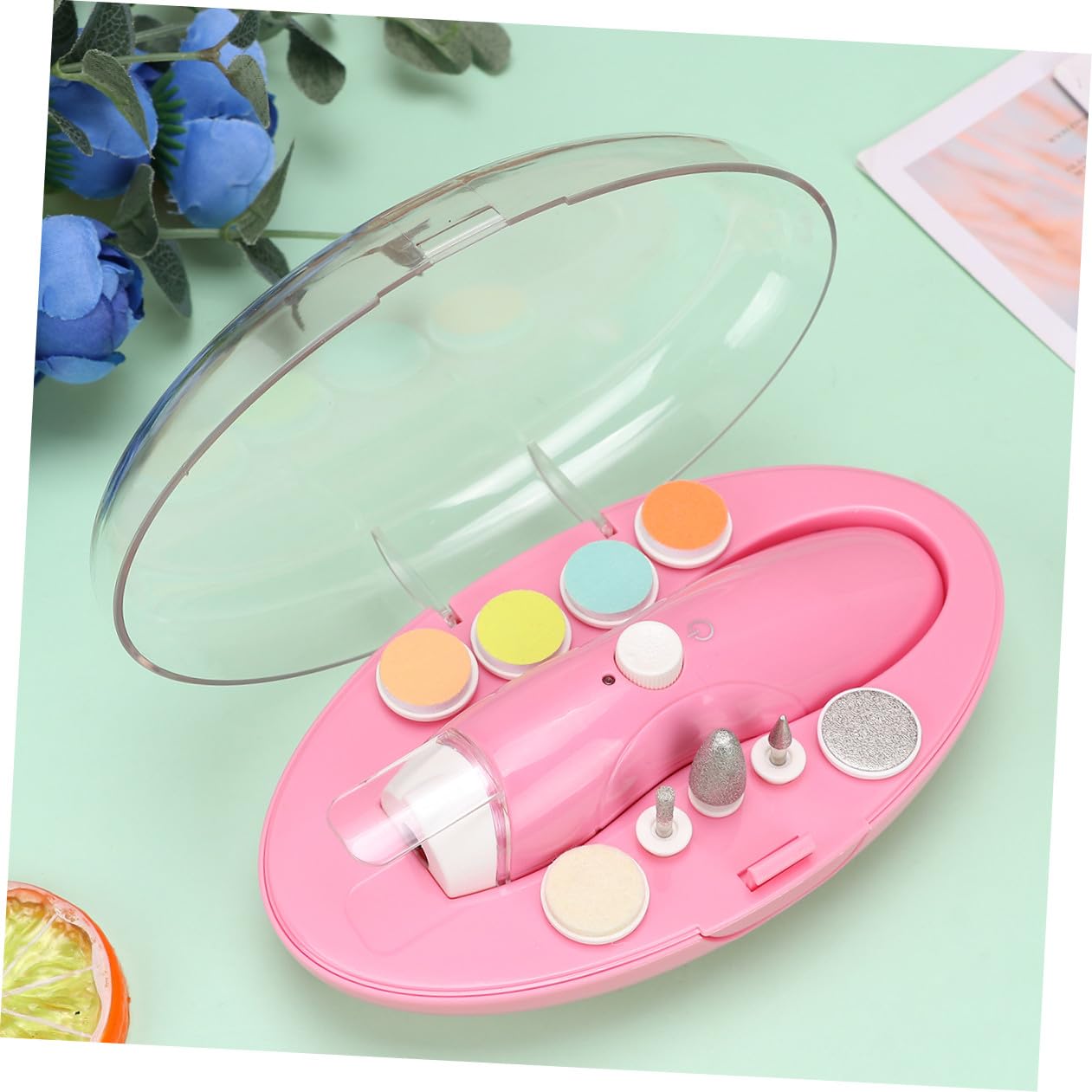 UPKOCH 1 Juego Cortaúñas Para Bebé Cuidado De Las Uñas Bebe Equipo De Bebé Traje Infantil Cortauñas Para El Cuidado De Las Uñas Eliminación De Las Interferencias Rosa Recién Nacido Clavo