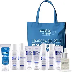 Kit Profissional Limpeza de Pele Aquaface com Exossomos – Emulsão, Sabonete, Esfoliante, Emoliente, Solução, Loção Tônica, Máscara Calmante, EXOCalm e Sérum Regenerativo EXOIntense 30 ml