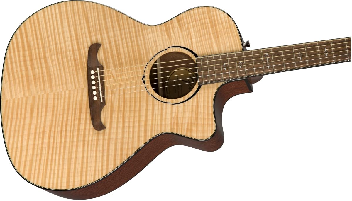 Amazon.com: Fender FA-345CE Auditorium Cutaway Acoustic Guitar 