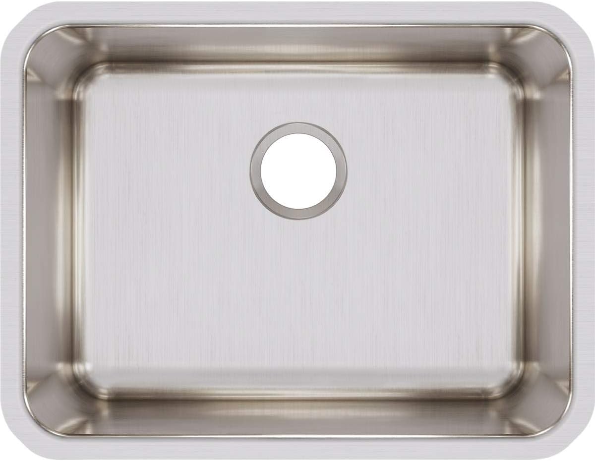 Elkay ELUH2115 Lustertone Classic Single Bowl Undermount Stainless Steel Sink