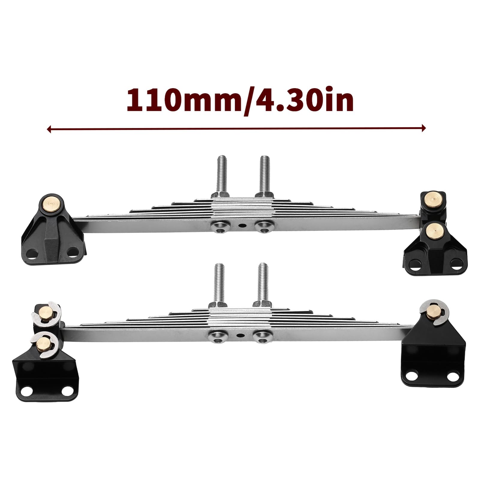 Goolsky Kit de Suspension en métal alimenté, Remplacement pour Tamiya 1/14, Tracteur télécommandé, Camion, télécommande, Mise à Niveau de Voiture, pièces de Rechange