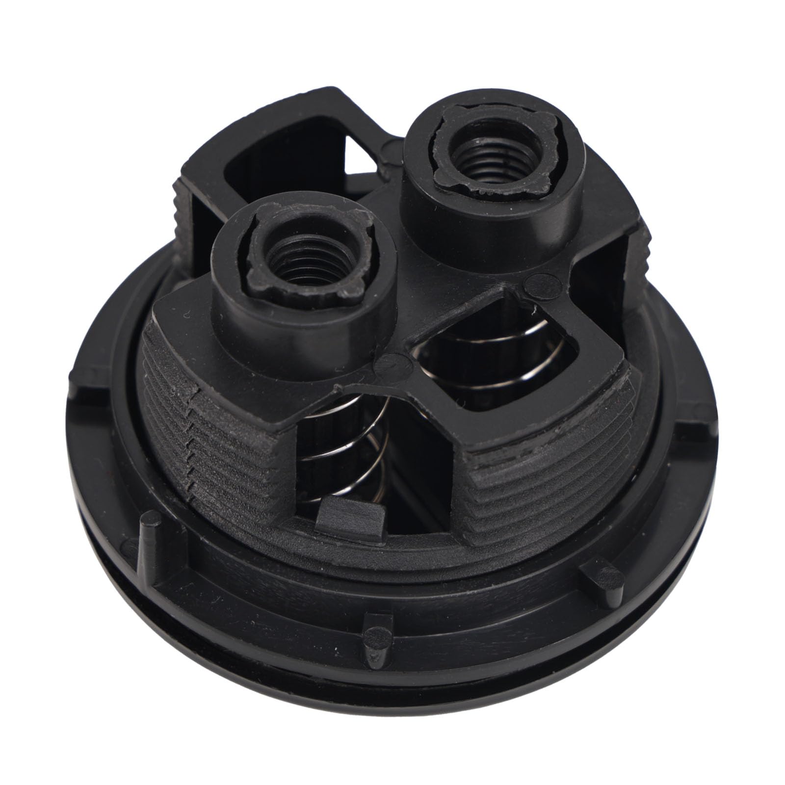 Botón Descarga Inodoro Repuesto 48mm, Pulsador Doble Descarga Ajustable para Abertura Tanque Universal Pieza de Reparación para Baño del Hogar (Negro) — view 4