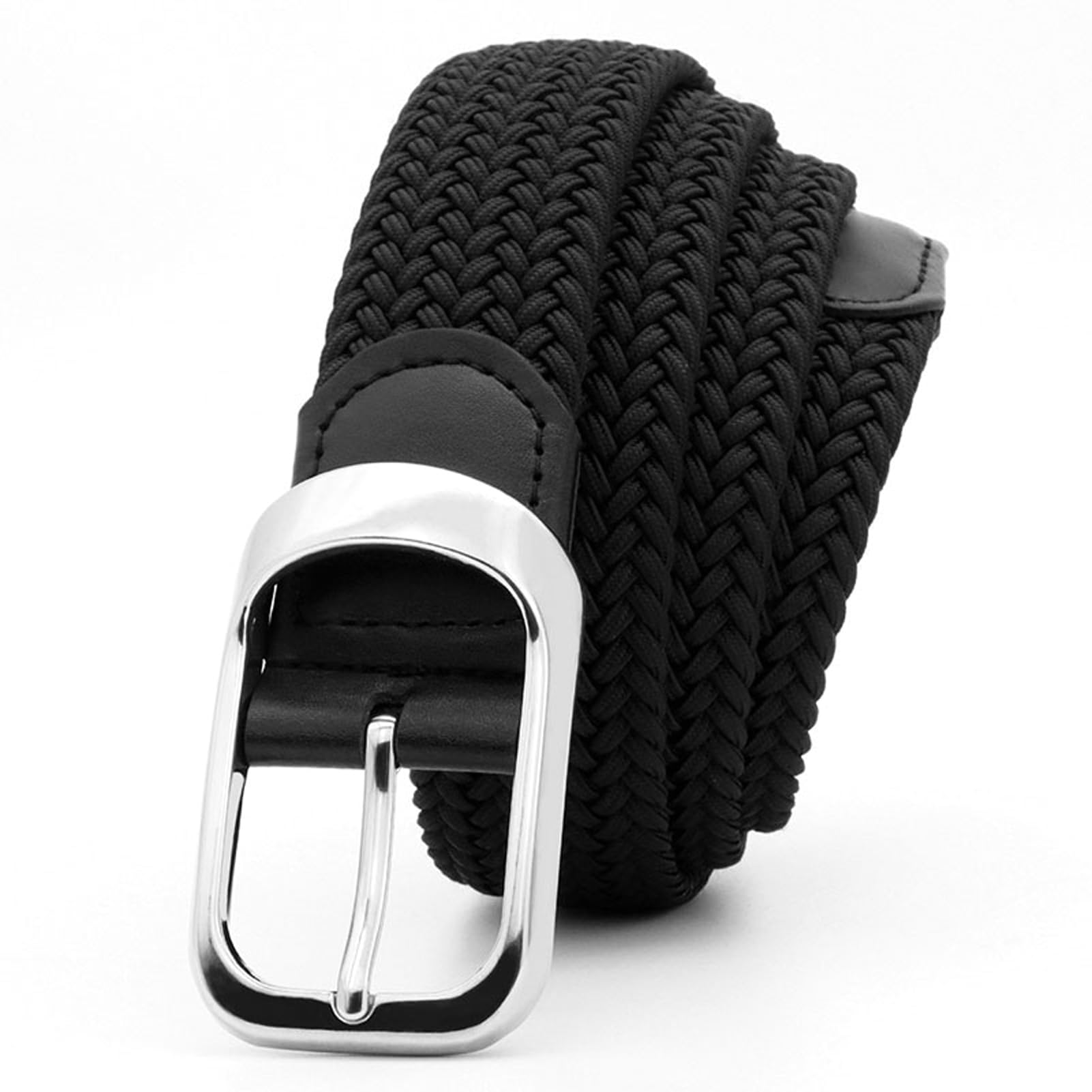 Uoocg Flechtgürtel Elastischer Unisex-Stoffgürtel (3,4 cm) –