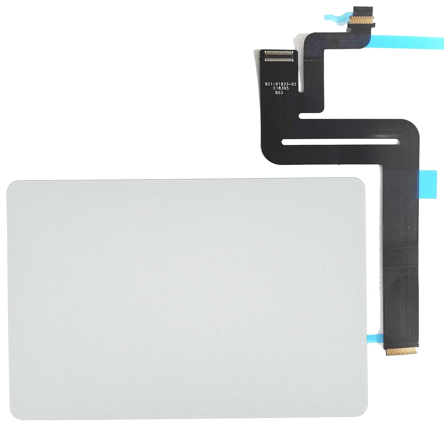 Willhom Replacement Touch Trackpad with Cable for MacBook Air 13 Inch Retina Display A1932 Late 2018 to 2019 (Silver)