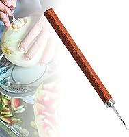 Vista 7 de Herramienta de escultura de cerámica, accesorios para adornar alimentos, multifunción, madera, simple, con cuchillo de tallar, herramienta