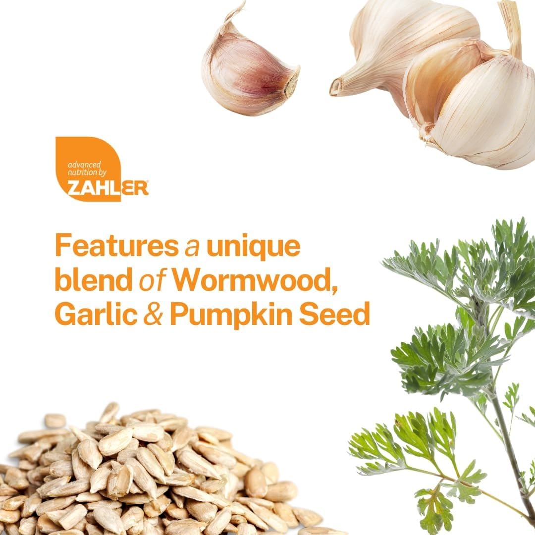 Zahler - ParaGuard Liquid Drops - Gut Health Supplement - Formula has Wormwood, Garlic Bulb, Pumpkin Seed, Clove & More - Natural Support for Humans - Certified Kosher (4 Oz) (4 oz., Drop) — Amazon image 8