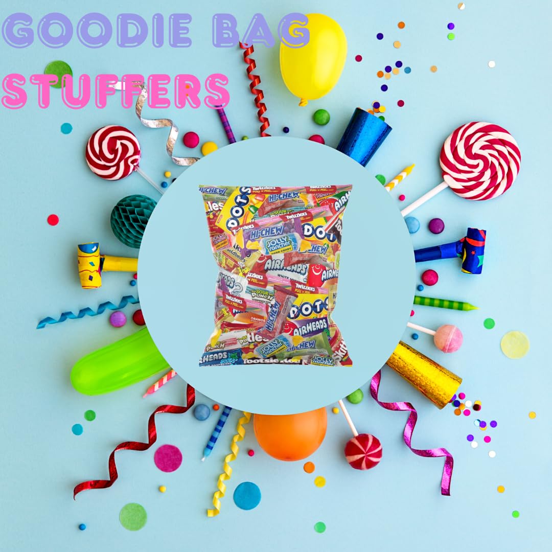 CANDYMAN Assorted Candy Variety Pack 1lb of Pinata Stuffers, Bulk Candy for Party Favors Goodie Bags for Birthday Party, Candies in Bulk Individually Wrapped