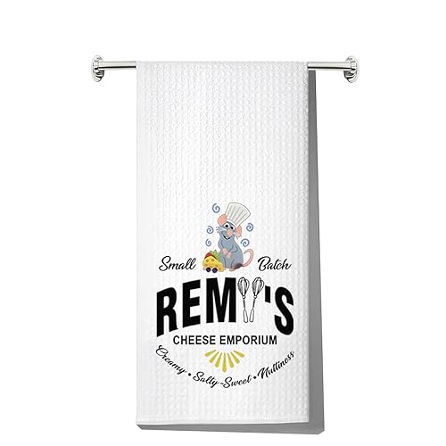JNIAP Rat Chef Kitchen Towels Rat Gifts Rat Chef Cooking