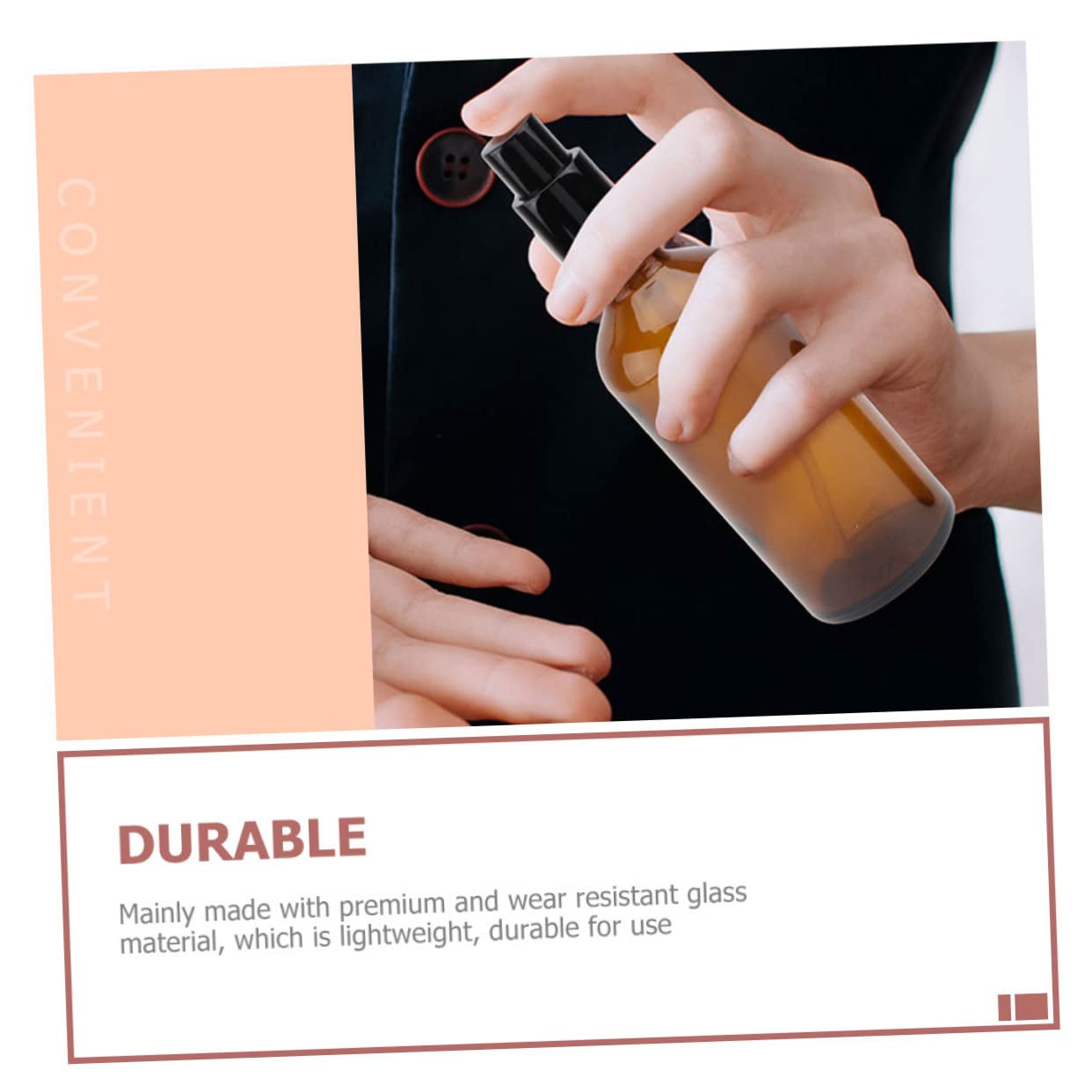 Healeved 12pezzi Bottiglie Spray Impermeabili e Riutilizzabili Per Oli Essenziali e Profumi Per Viaggi e Uso Quotidiano